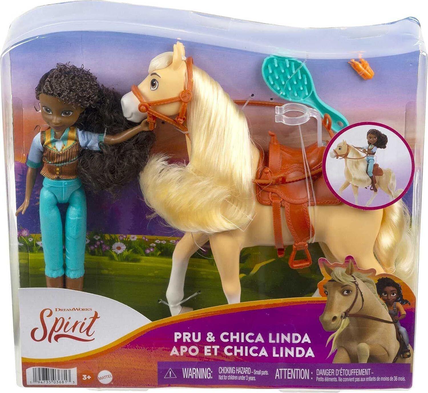 Spirit Riding Free Collector Doll and Horse Ages 3+ Toy Pony Race Fun