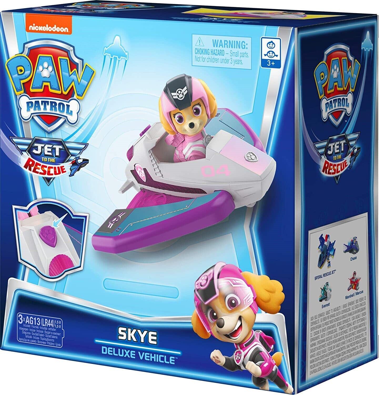 Paw Patrol-SKY Jet-to The Rescue Deluxe Transforming Jet Ages 3+ Toy Car Play Sounds