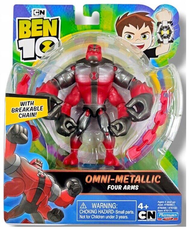 Ben 10 Omni-Metallic Four Arms Cartoon Network Play Gift Assorted Ages 4+ New Toy
