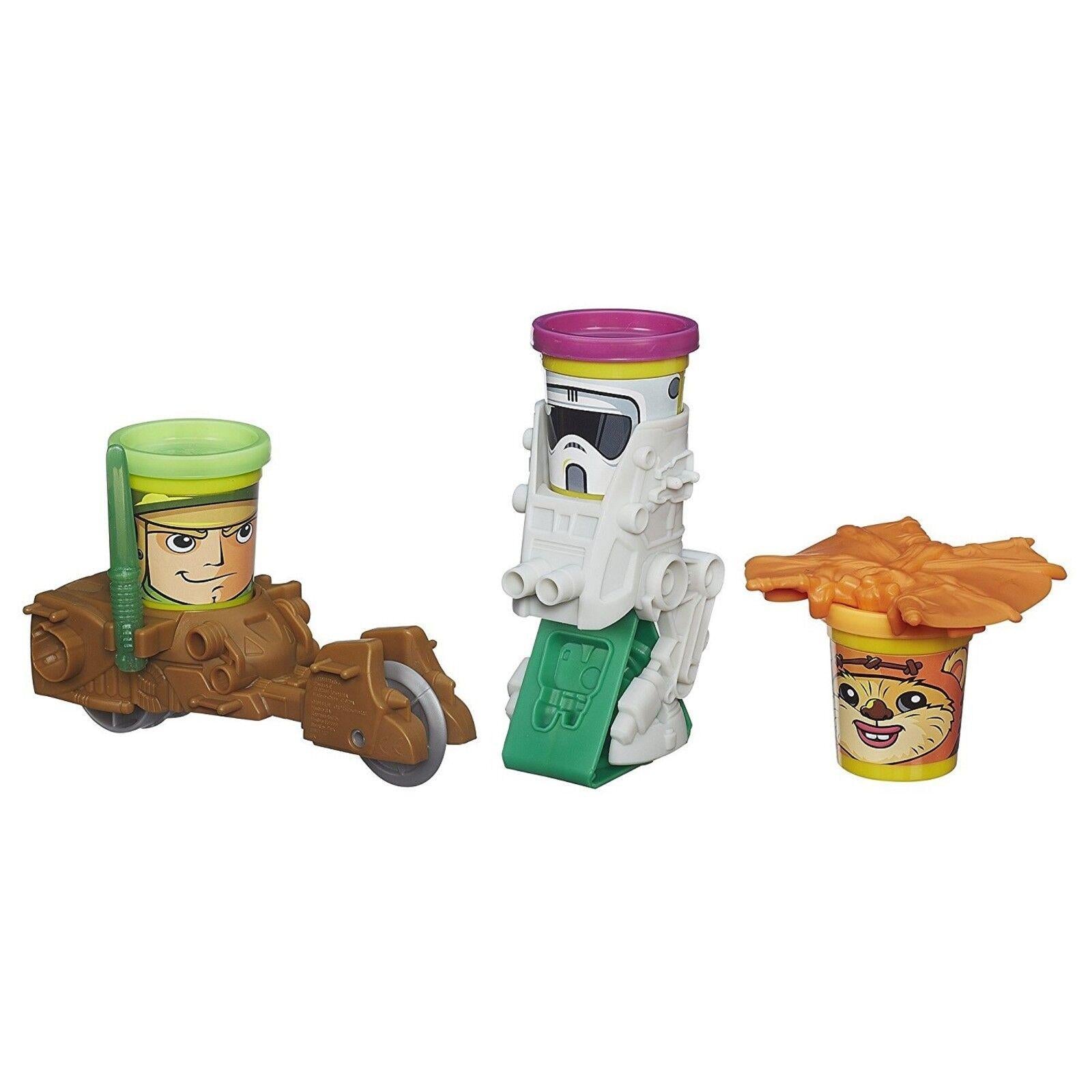 Playdoh Star Wars Endor Forest Battle Action Figure Ages 3+ New Toy Can Heads
