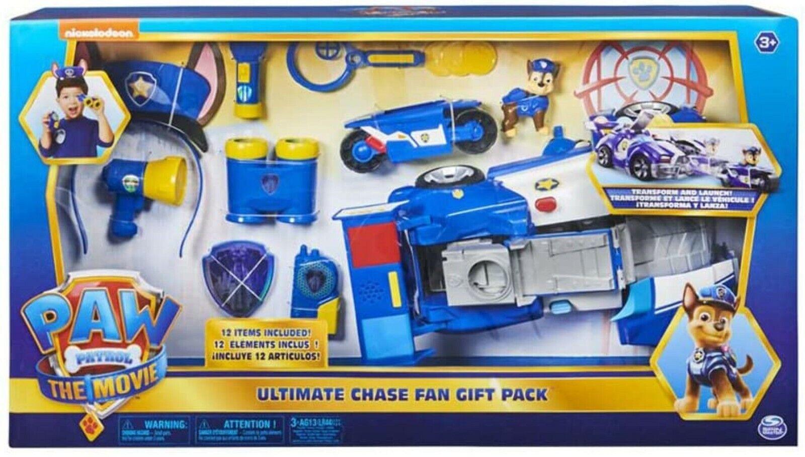 Paw Patrol The Ultimate Chase Fan Gift Pack Ages 3+ Toy Car Bike Pet Play