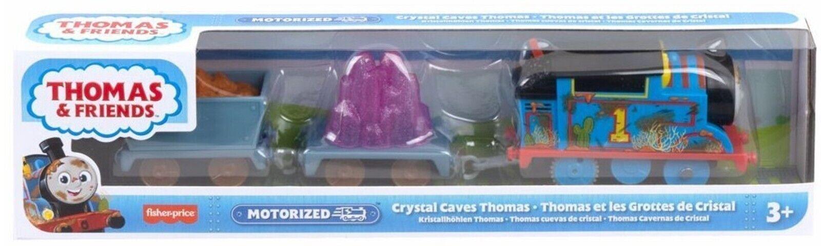 Thomas & Friends Motorised Trackmaster Moments Crystal Caves Train Engine, Multicolor