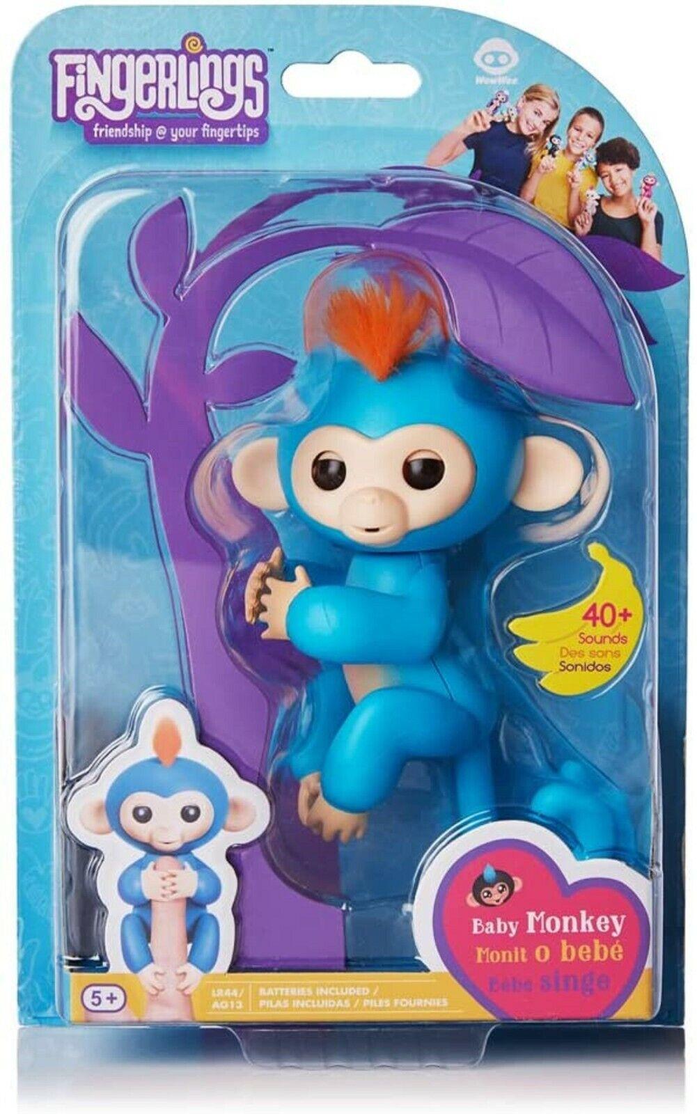 WowWee Fingerlings Baby Monkey Boris Interactive Toy Pet
