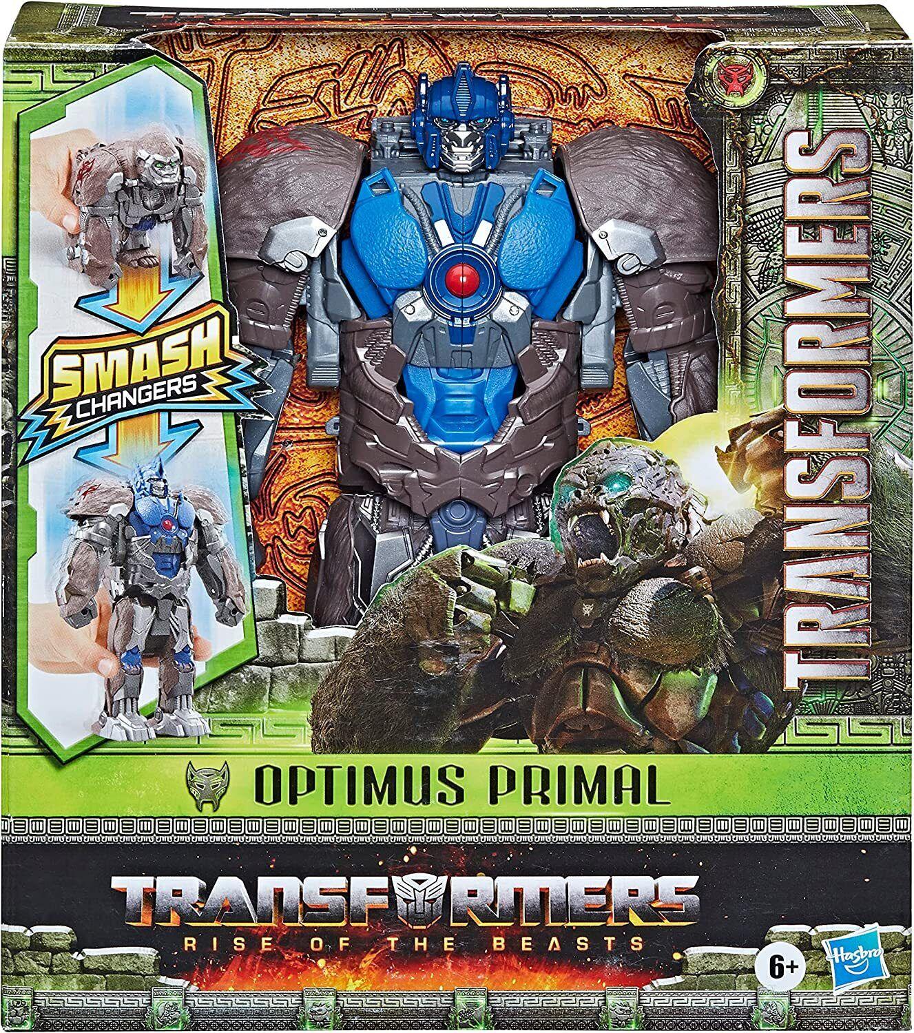 Transformers Toy Smash Changer Optimus Primal Robot Car Play