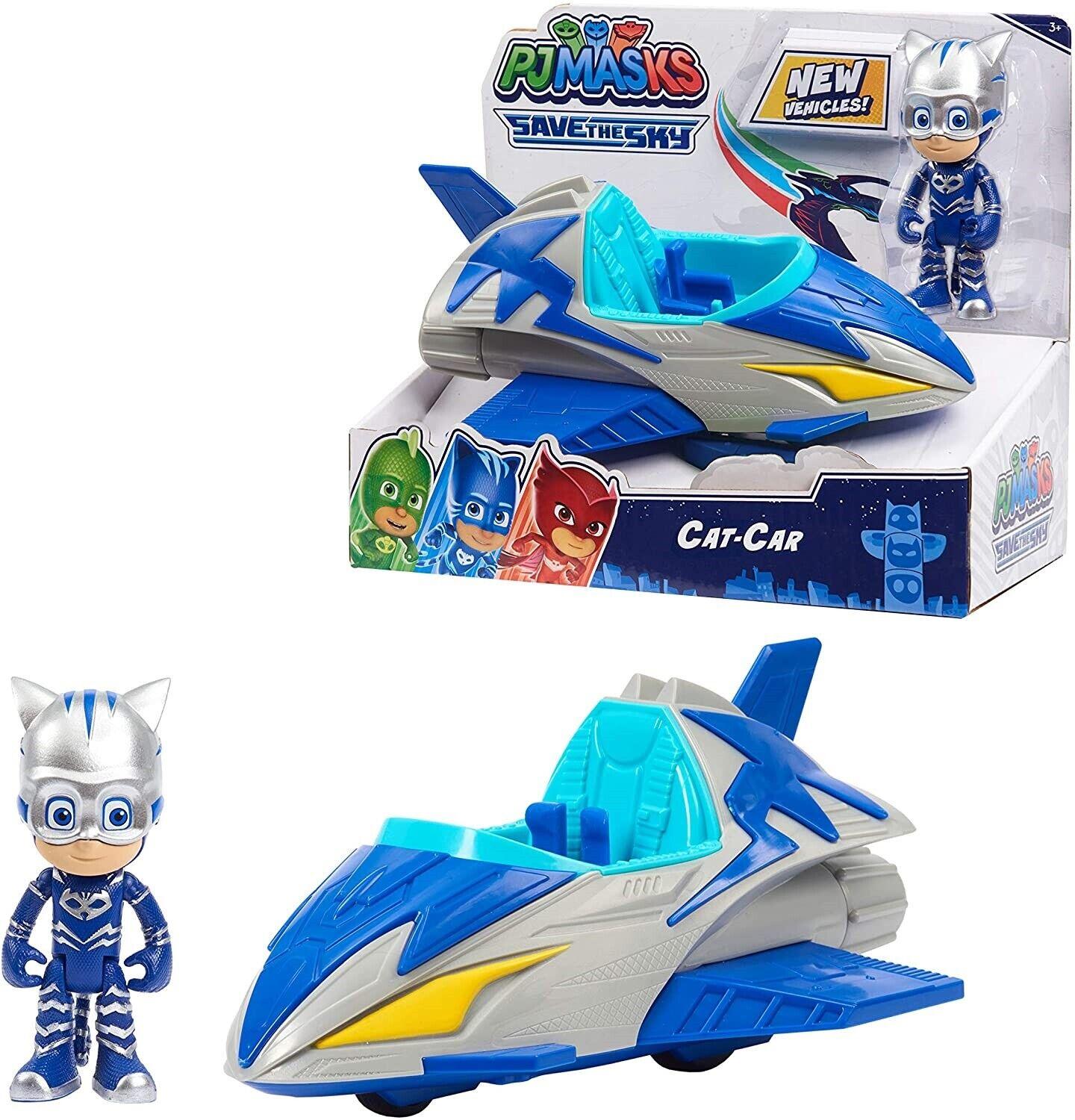 PJ Masks Save the Sky-Jet catboy- 3+ Toy Play Gift Race Car Plane