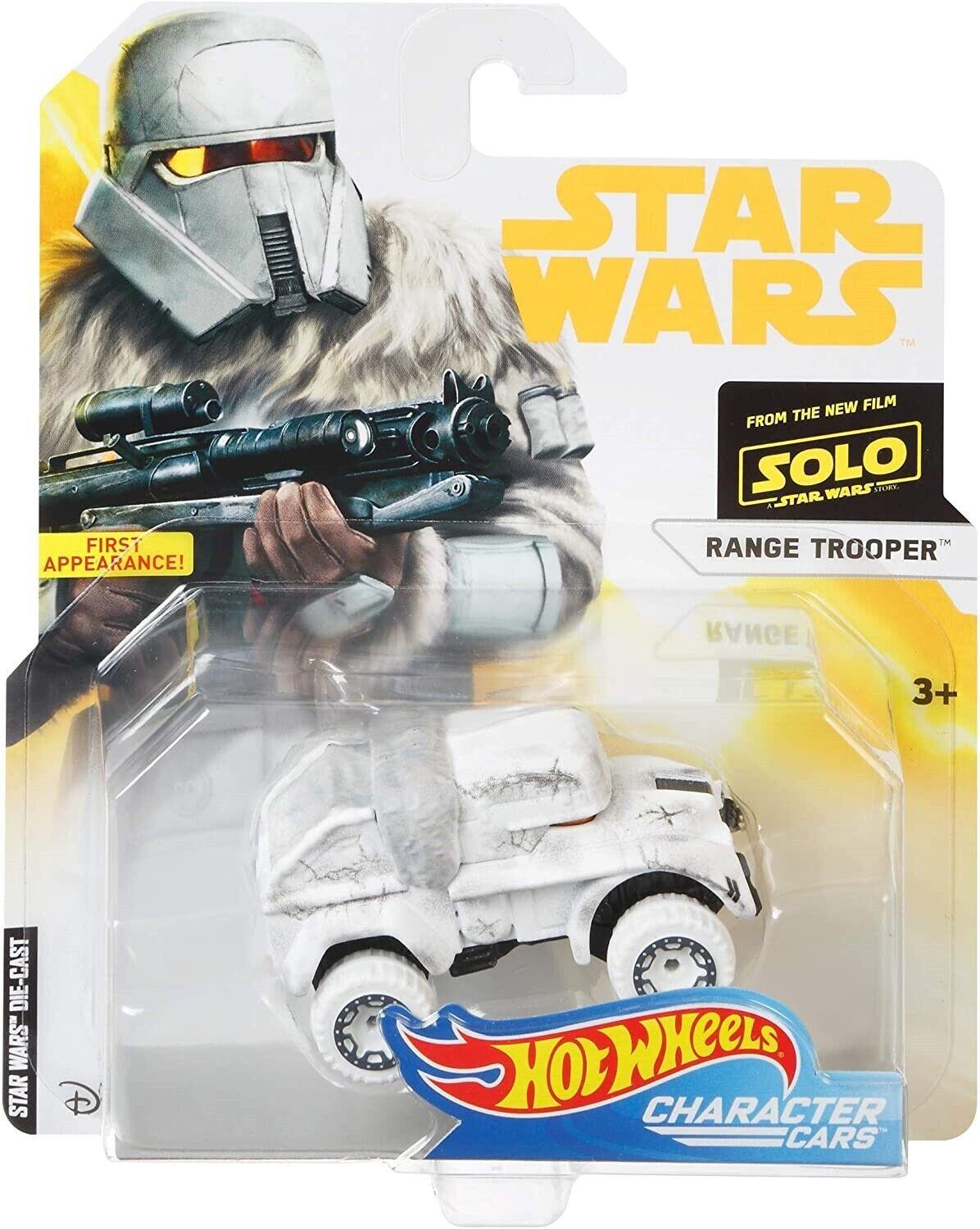 Hot Wheels Star Wars Car Range trooper themed Fun car