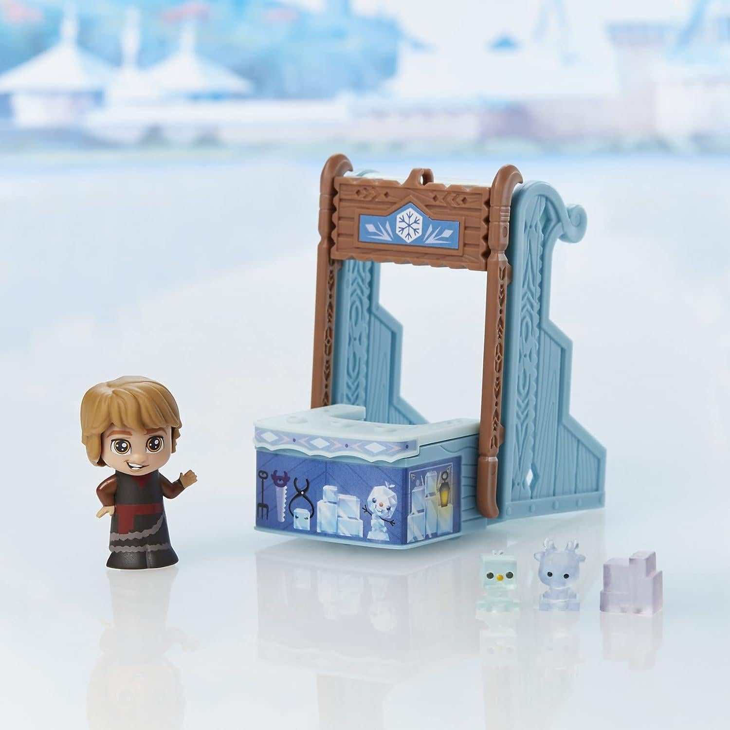 Disney Frozen Mini Doll Twirl Abouts Sled 2-in-1 Playset Kristoff