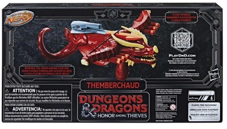 NERF Dungeons and Dragons Themberchaud Dart Crossbow with 6 Elite Darts Play Fun