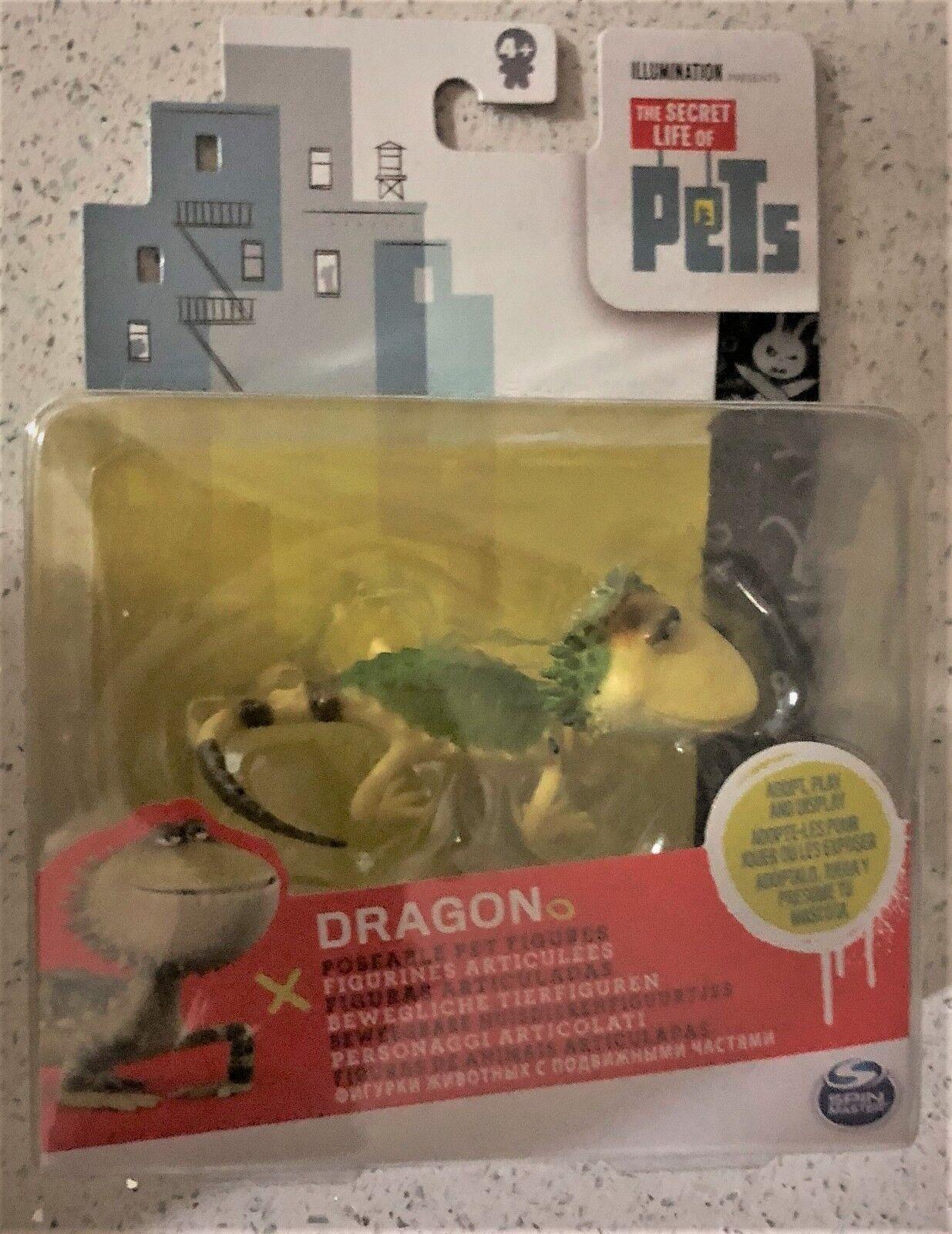The Secret Life Of Pets Poseable Pet Figure Dragon for Ages 4+