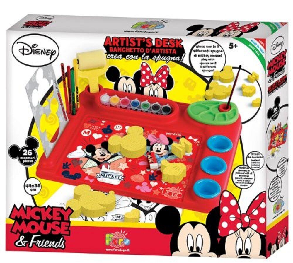 Mickey Mouse New Toy Artist Desk Stencil Faro Ages 5+ Art Clubhouse Boys Paint