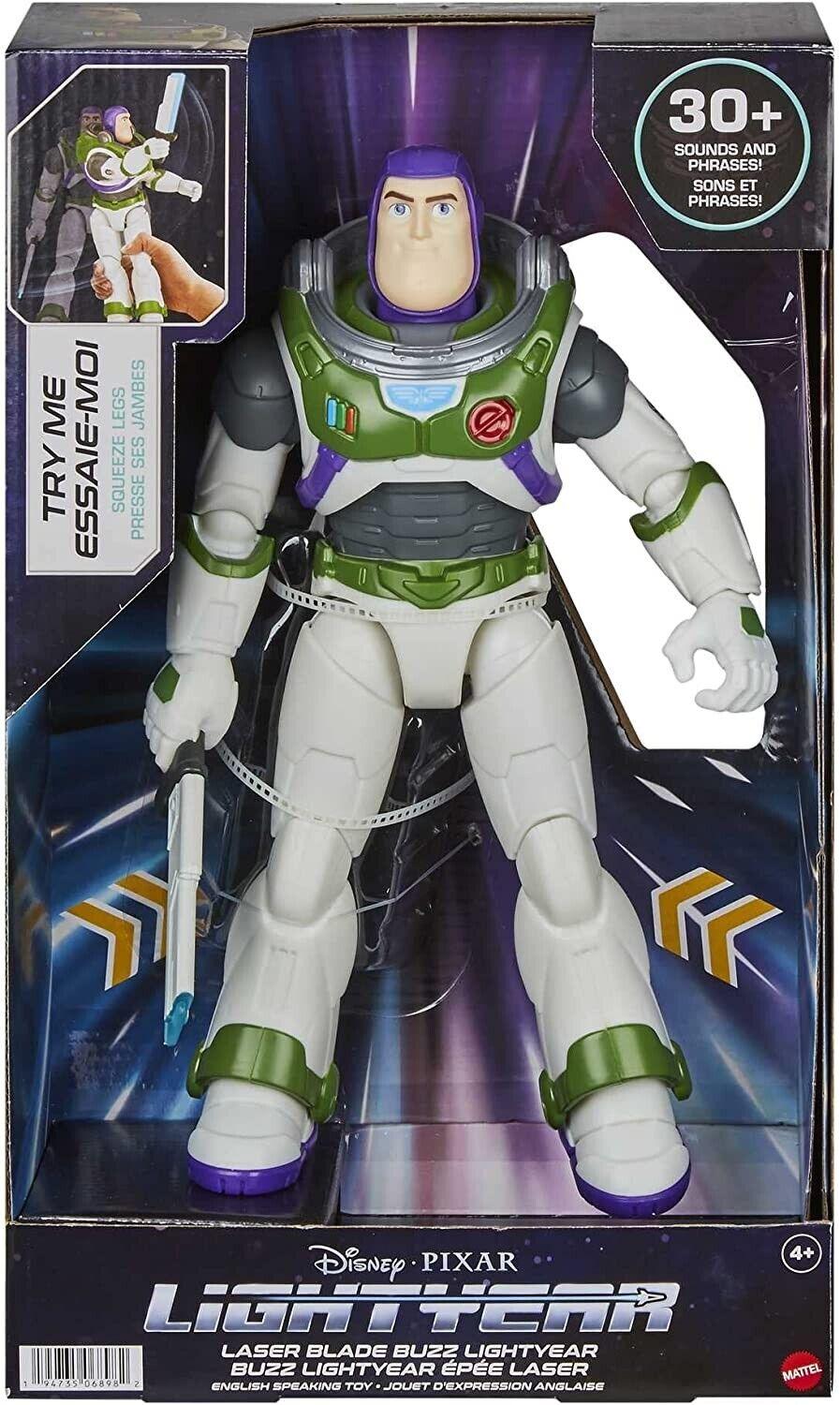 Disney Talking Buzz Lightyear Figure Laser Blade Toy Story Play
