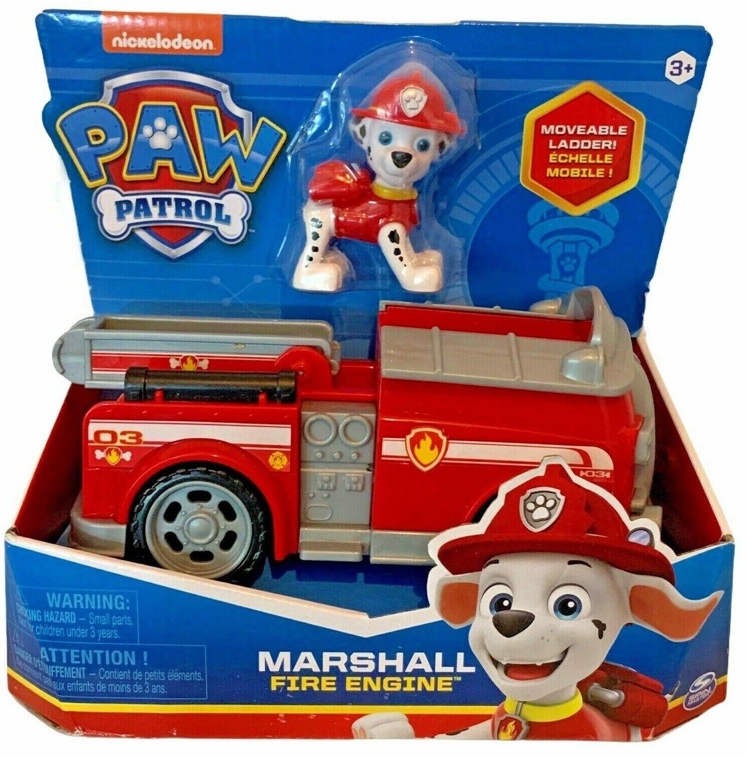 Paw Patrol-Marshall Fire Engine-Age 3+ Toy Car paw patrol figure