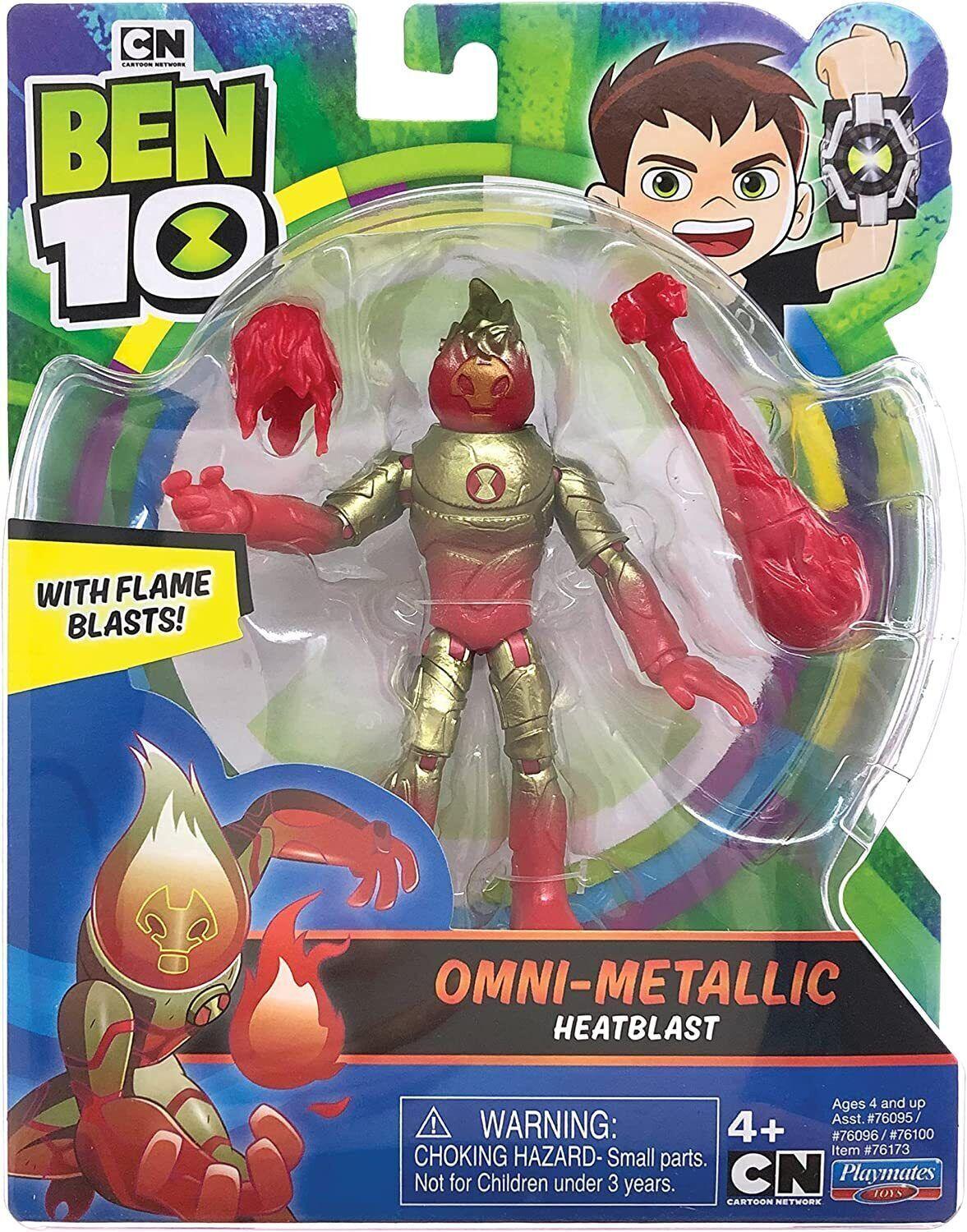 Ben 10 Omni-Metallic HeatBlast Cartoon Network Play Gift Assorted Ages 4+ New Toy