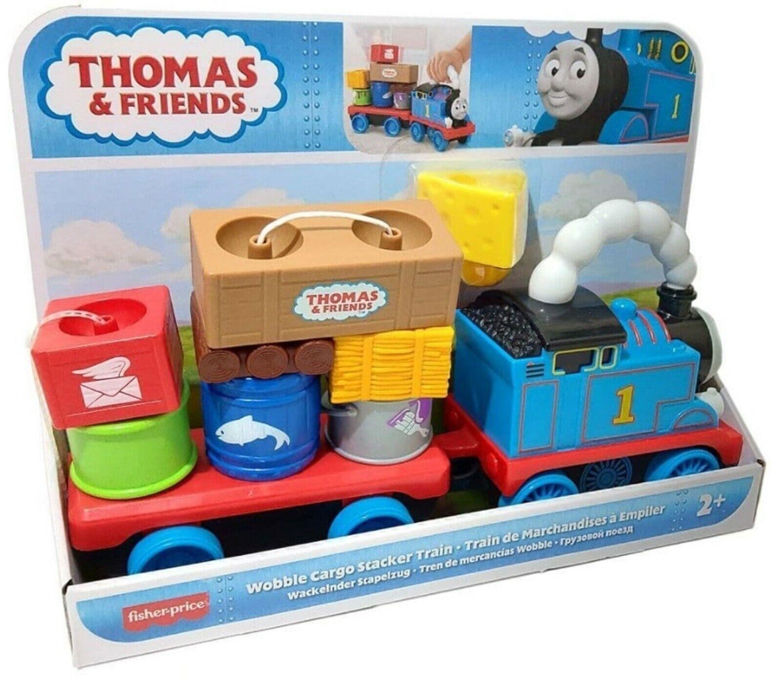 Thomas & Friends Wobble Cargo Stacker Train Push-Along Engine Ages 2+ Toy Race