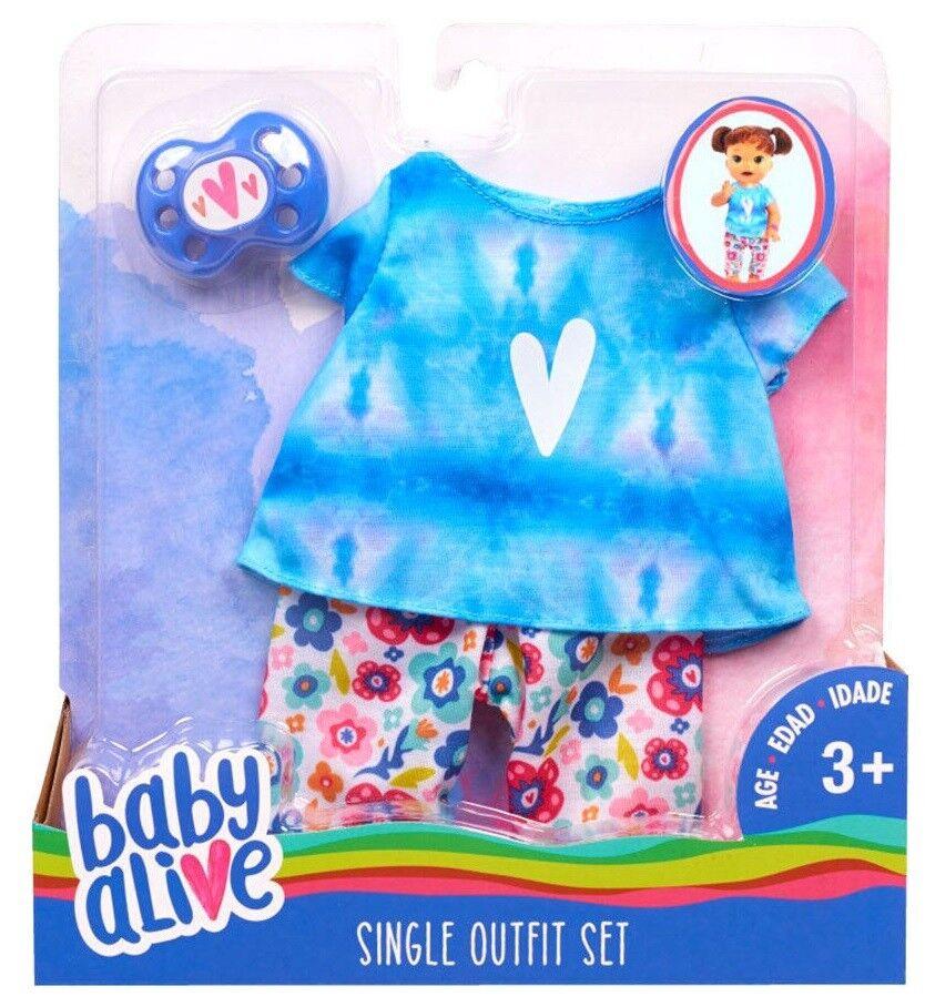 Baby Alive New- Tie Dye tee- Single Outfit Set for Baby Doll New Toy