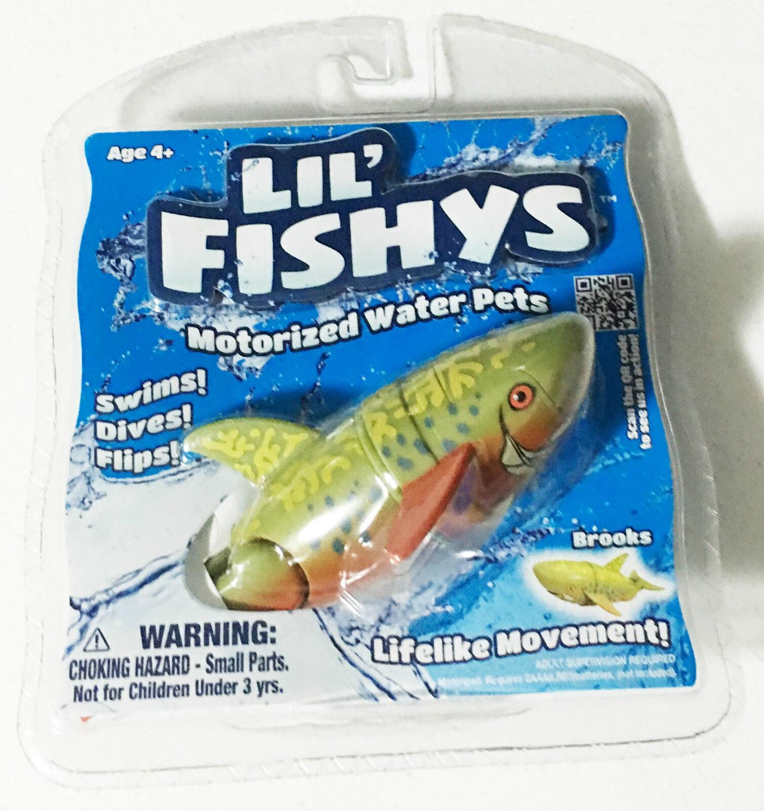Lil Fishy Brooks Electronic Fish Shark Aquarium Ages 3+ Toy Boys Girls Water Pet