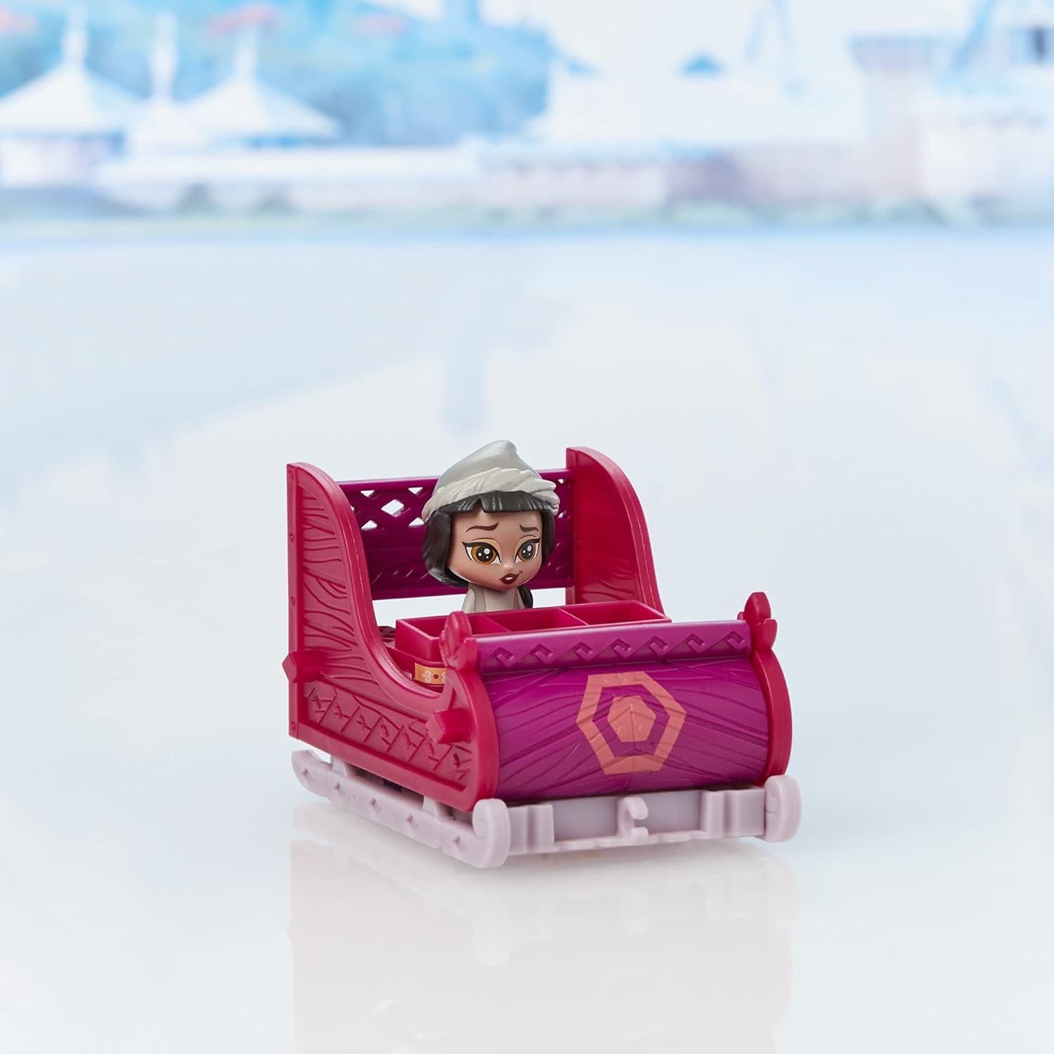 Disney Frozen Mini Doll Twirl Abouts Sled 2-in-1 Playset Honeymaren
