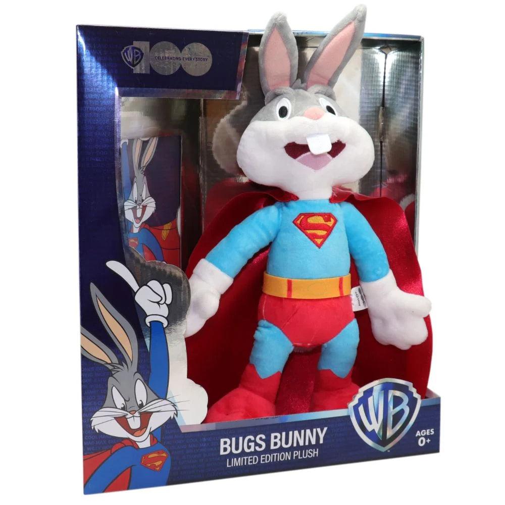 Warner Bros 100 Mashups Bugs Bunny x Superman 12" Soft Plush New Toy Play Gift