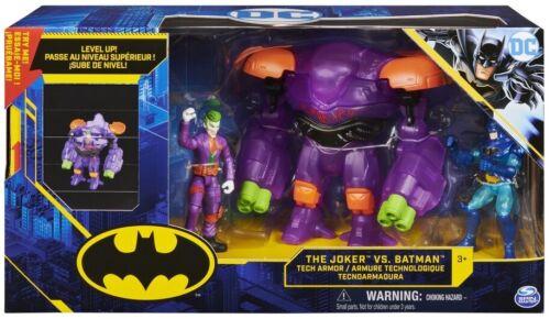 Batman 4 Inch Mega Gear 2-Pack The Joker vs Batman Ages 3+ Toy Transform Armor