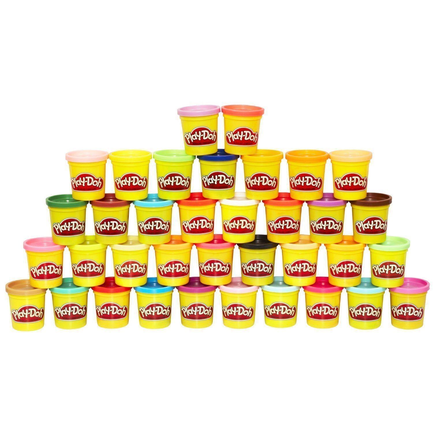 Play Doh Mega Pack 36 Cans Ages 3+ PlayDoh Toy Boys Girls Build Fun Happy Play