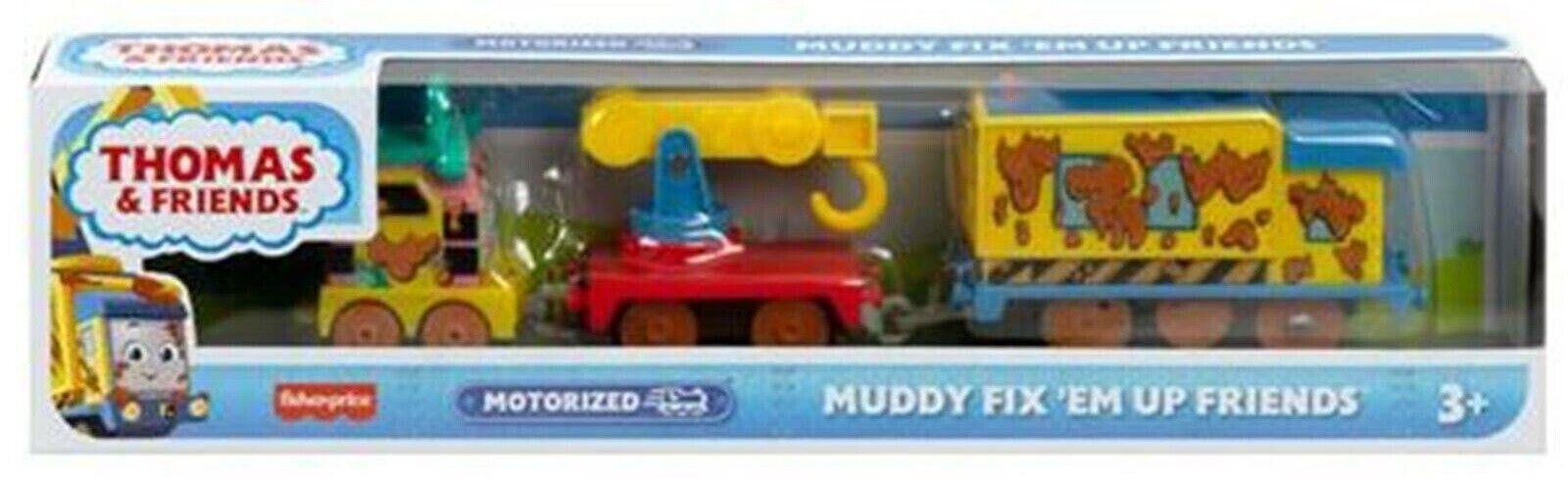 Thomas & Friends Motorised Trackmaster New Train Track Metal Engine Diecast Car Moments Muddy Fix 'Em Up