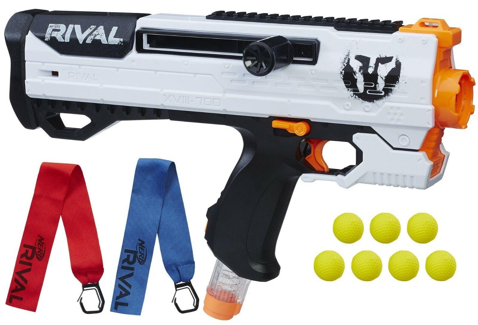 Nerf Rival white Helios white XVIII-700 Blaster Phantom Corps 14+ Toy Gun Play Fire Fight