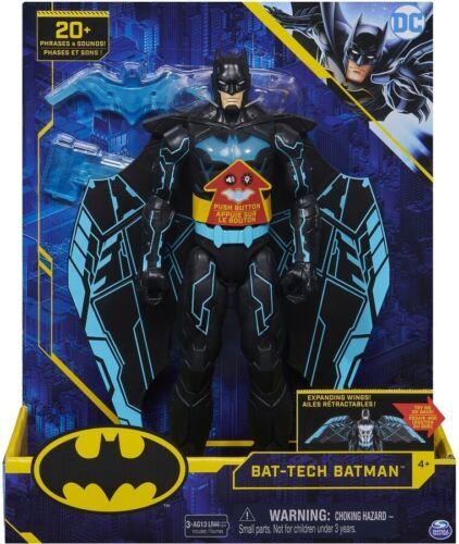 Batman 12 Inch Deluxe Figure Bat-Tech Ages 4+ Toy Play Robot Wings Gotham City