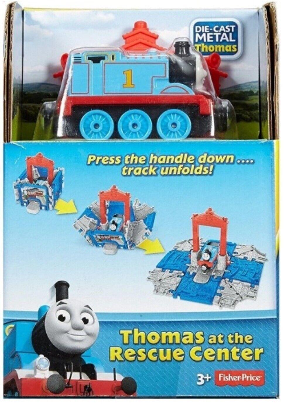 Thomas and Friends Adventure Station Train Thomas at Rescue centre Ages 3+ Toy Rescue Car Race Track