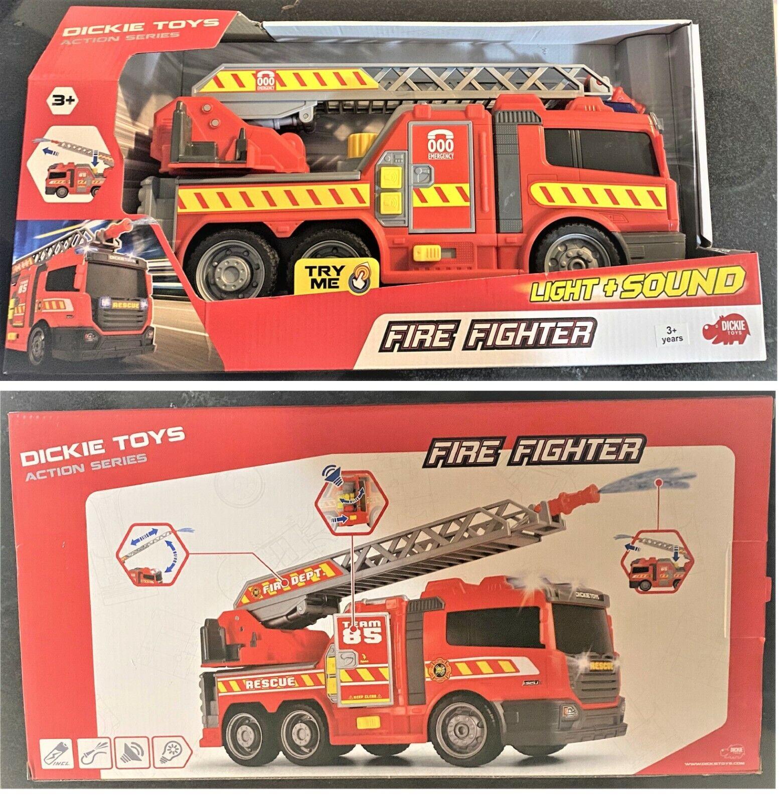 Dickie toys action series-Fire Fighter- try me light + sound toys