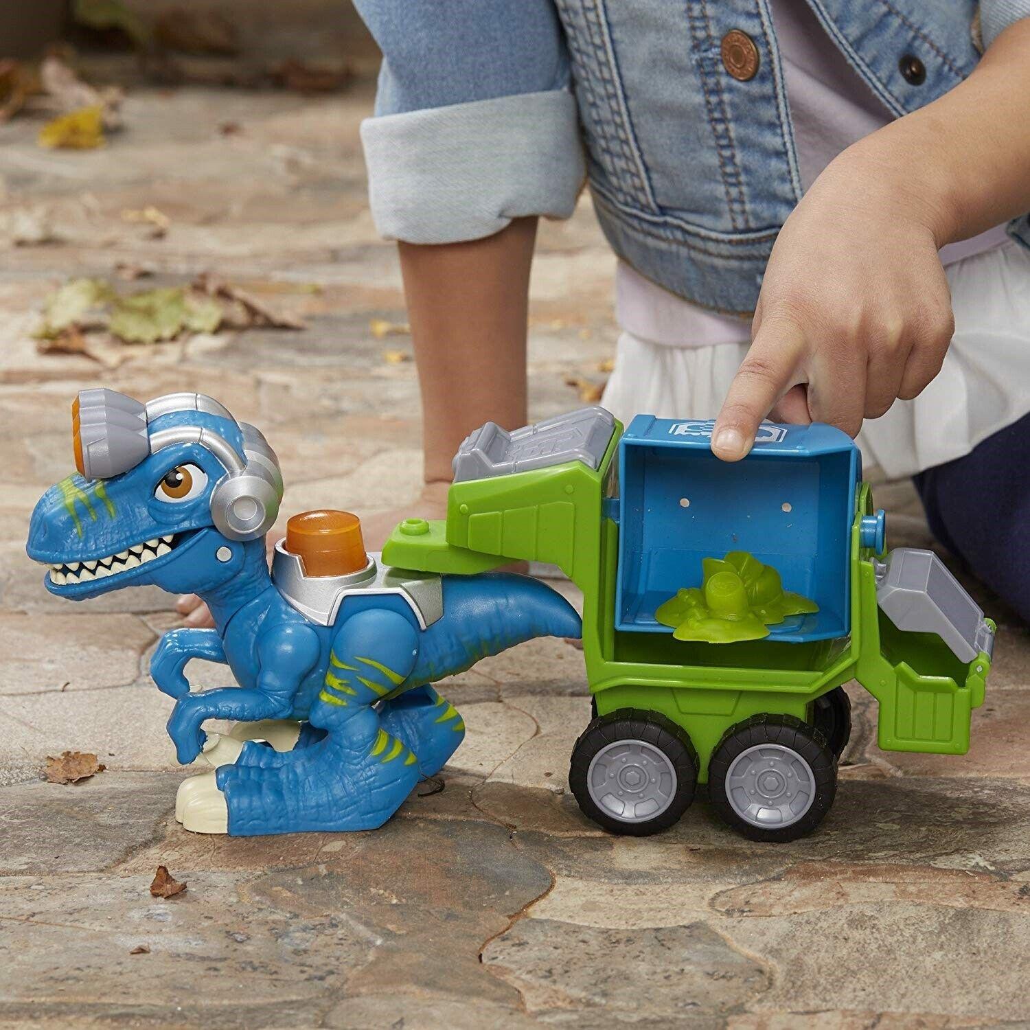 Playskool Heroes Chomp Squa- Raptor Compactor- Ages 3+ Dinosaur