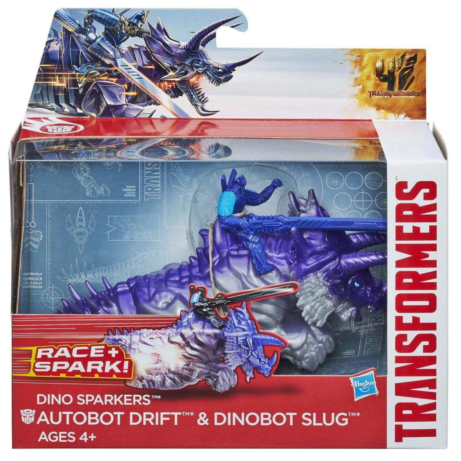 Transformers Dino Slug Drift Robot Dinosaur Ages 5+ New Toy Gift Boys Play Gift