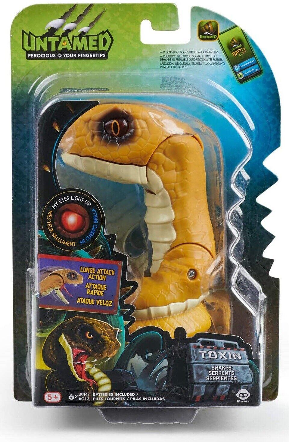 WowWee Fingerlings Untamed Rattle Snake Toxin Interactive Toy Pet