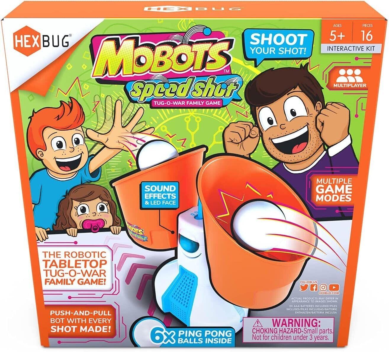 HEXBUG Mobots Speed Shot Robot Tossing Game Electronic Indoor Tabletop New Toy