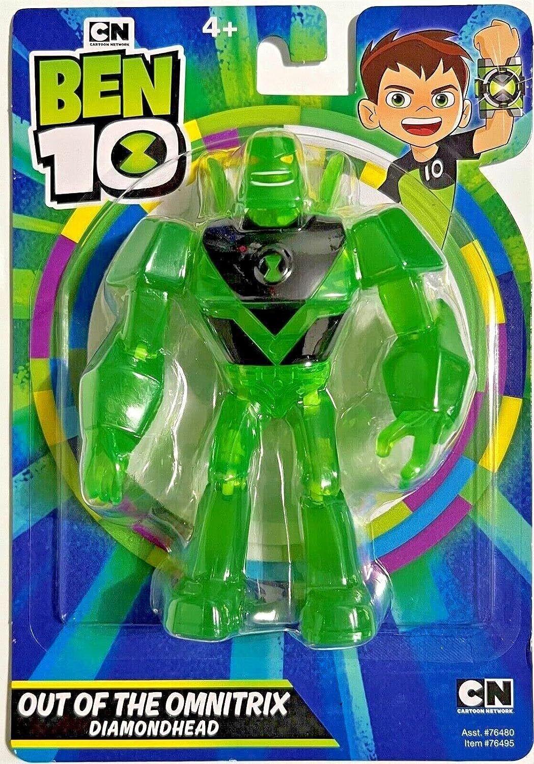 Ben 10 Basic Figure Diamond Head Assorted Cartoon Network Ages 4+ New Toy Play Gift