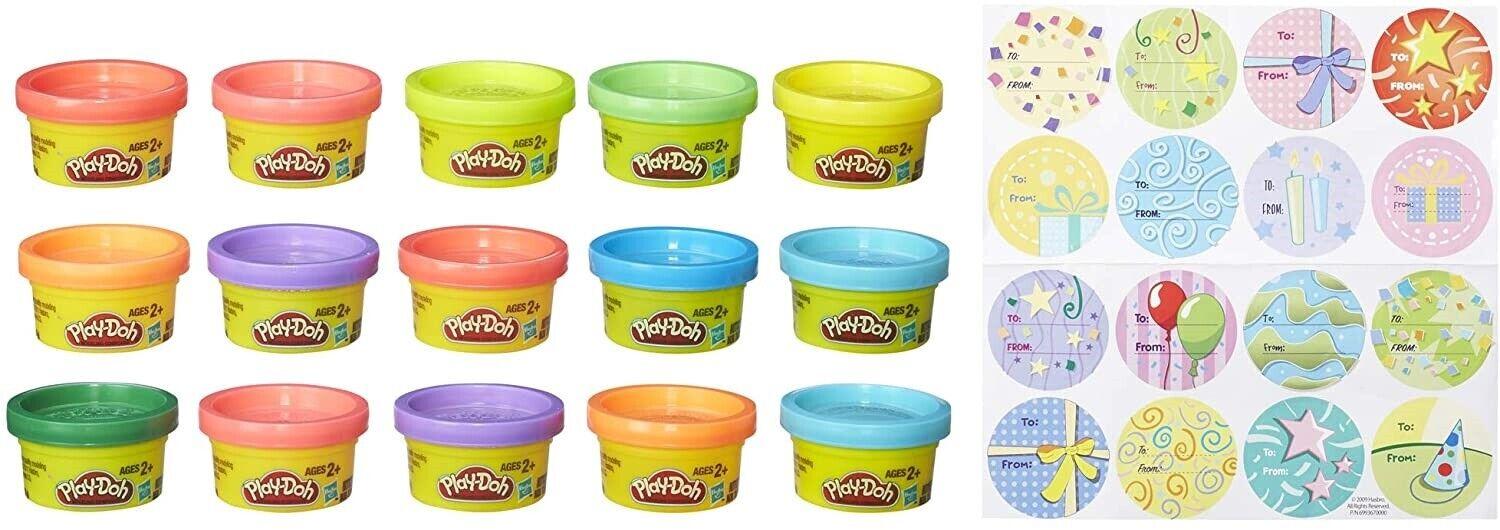 Play-Doh Party Bag Dough 15 Count Ages 3+ Toy Play Gift Build Party Bag