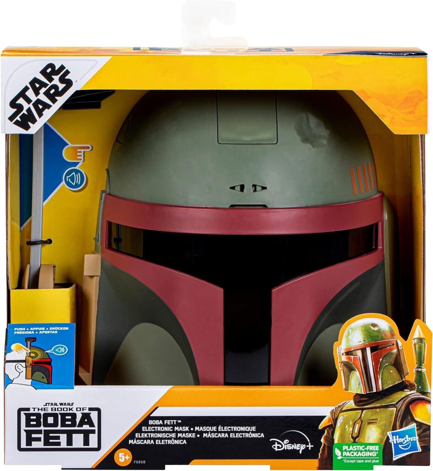 Star Wars Boba Fett Electronic Mask with Sound Effects Costume for Kids Boys