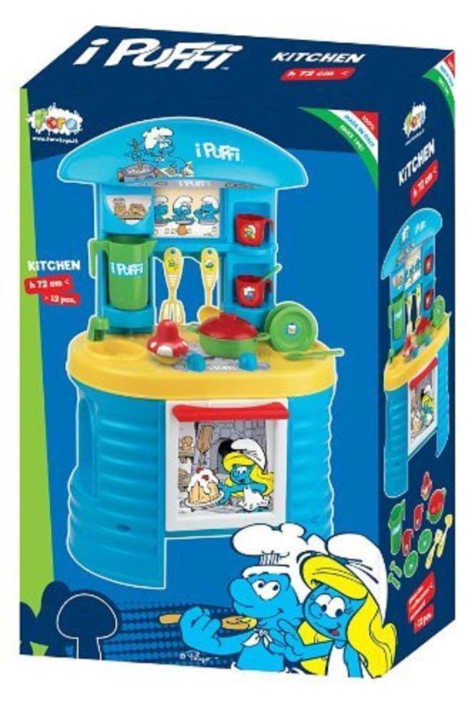 Kitchen Pretend Play Faro Puffi Smurf Large Chef Cooking 3+ Toy Girls Smurfs Fun