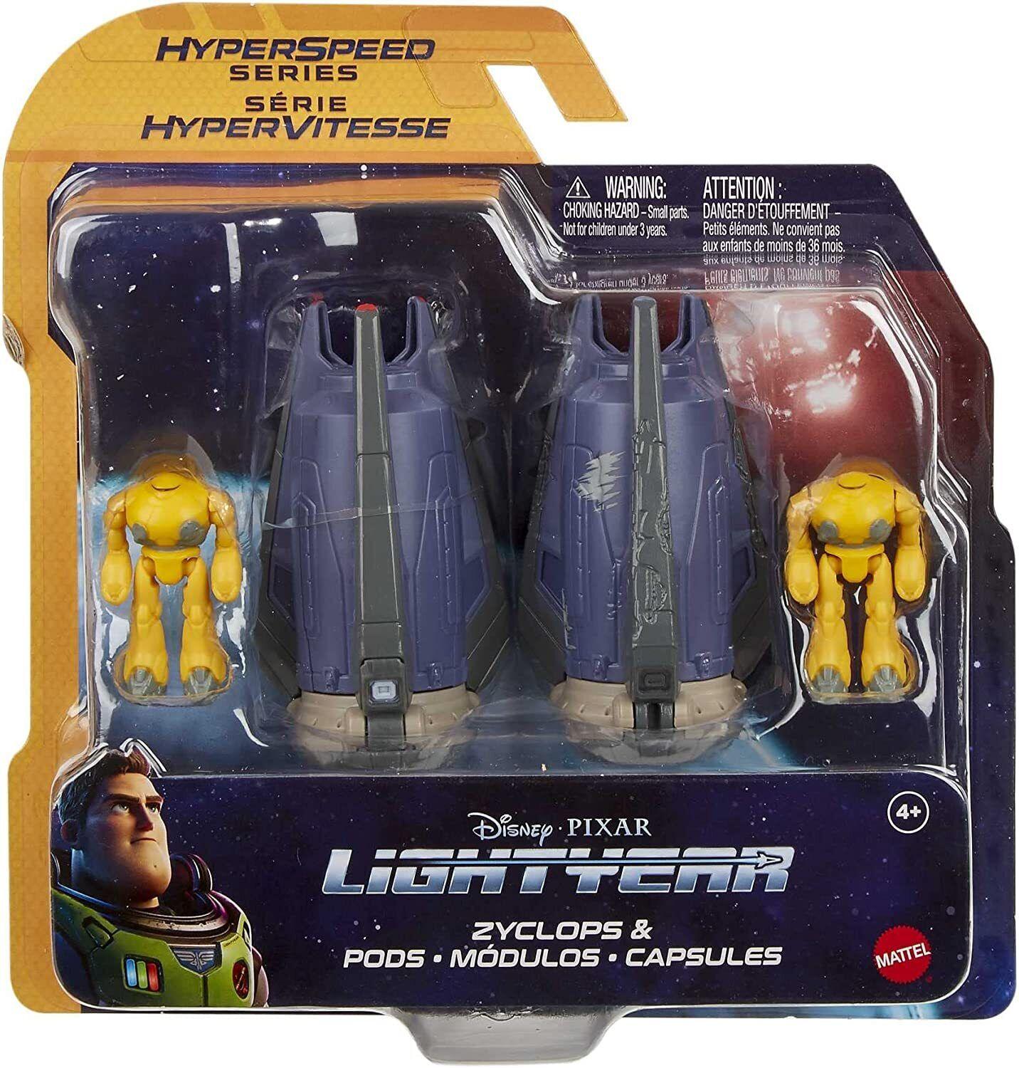 Disney Pixar-Zyclops space pods- Hyperspeed Series Assorted Plane Jet Buzz Play Gift
