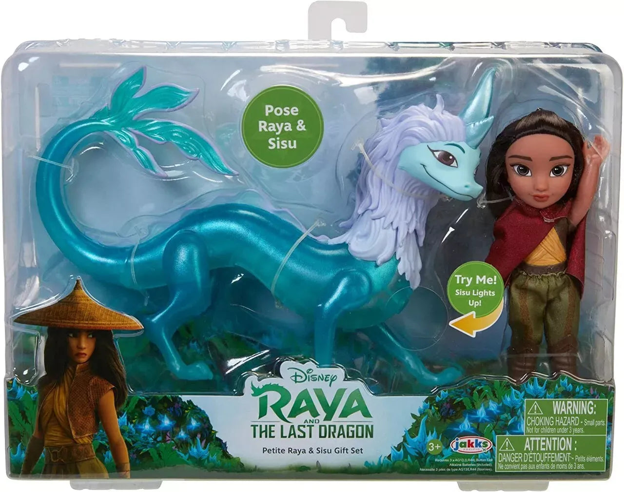 Raya and the Last Dragon Raya & Sisu Petite Action Figure 2 Pack Play Gift