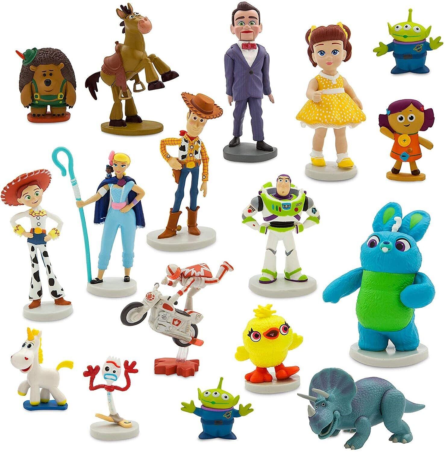 Disney Store Pixar Toy Story Mega 18 Figures Play Set Buzz Woody Jessie Doll