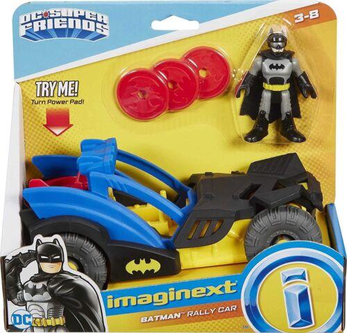 Fisher Price Imaginext DC Super Friends Batman Rally Car Ages 3+ Toy Race Play