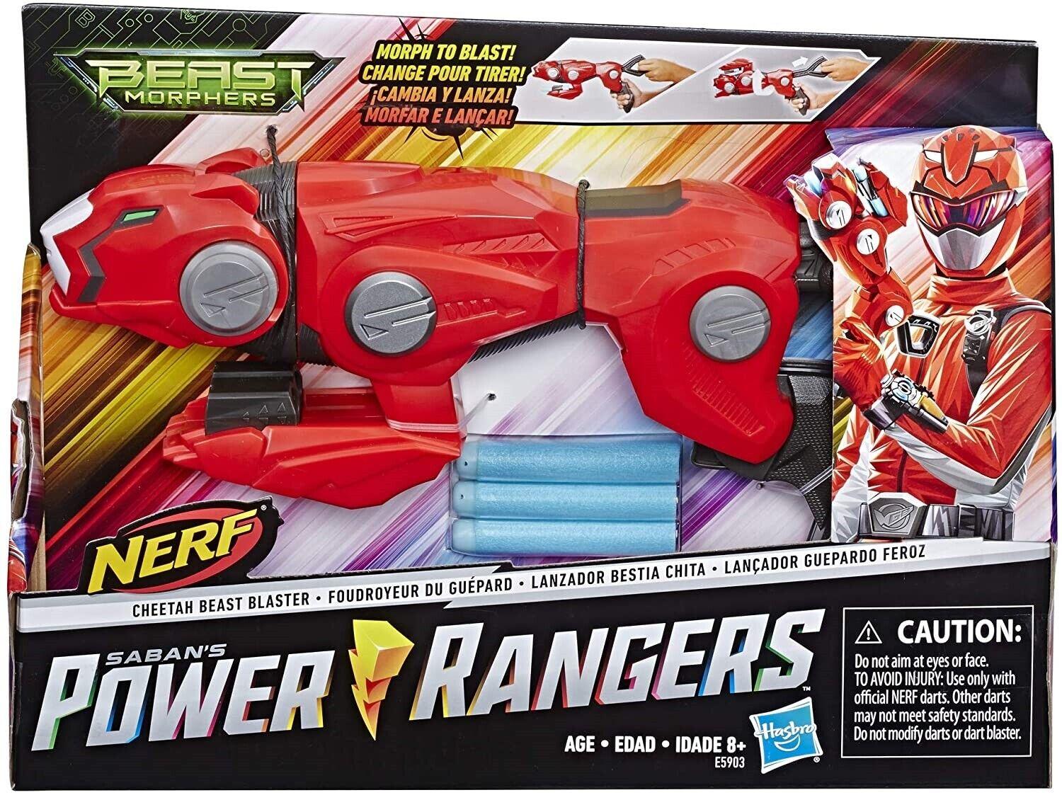Power Rangers Beast Morphers Cheetah Beast Blaster Ages 8+ Toy Zord Roleplay Fun
