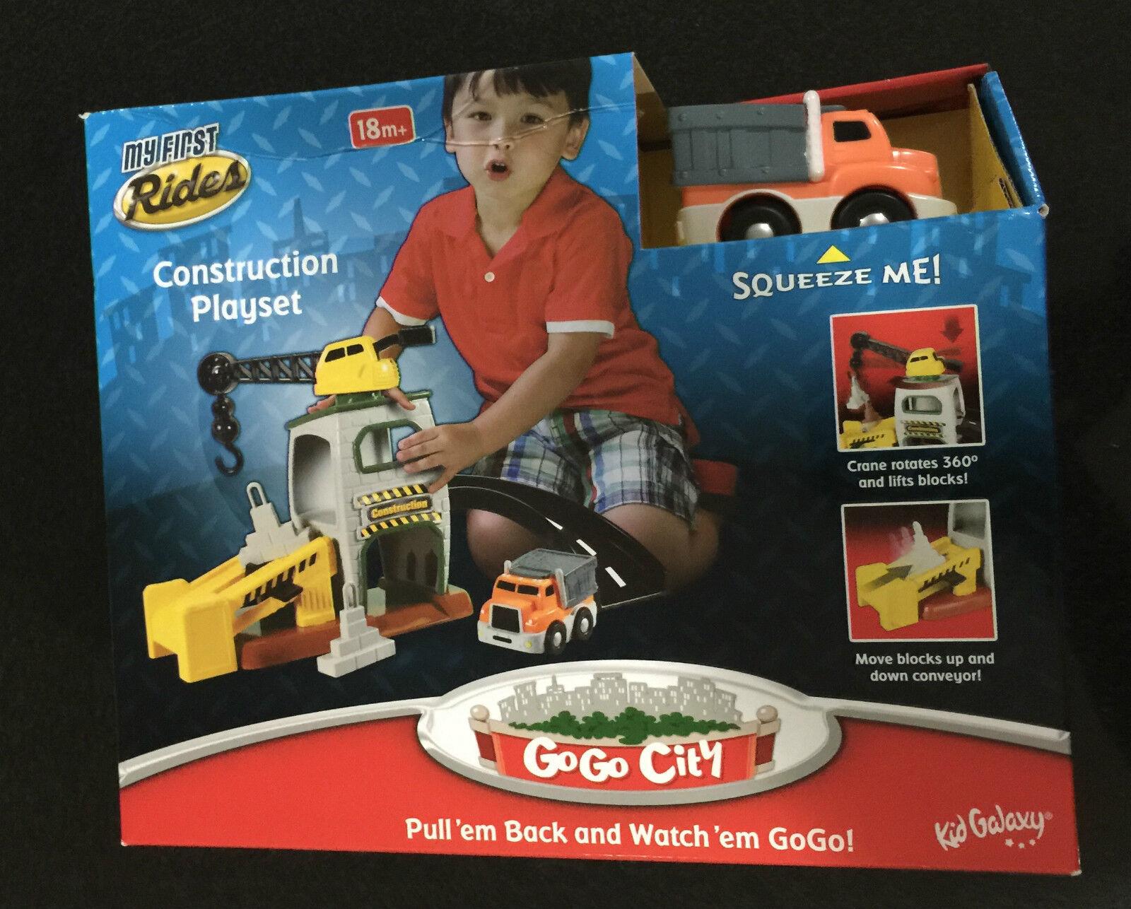 Kid Galaxy GoGo City Construction Site Race Car Track Toy 2+ Years Boys Girls