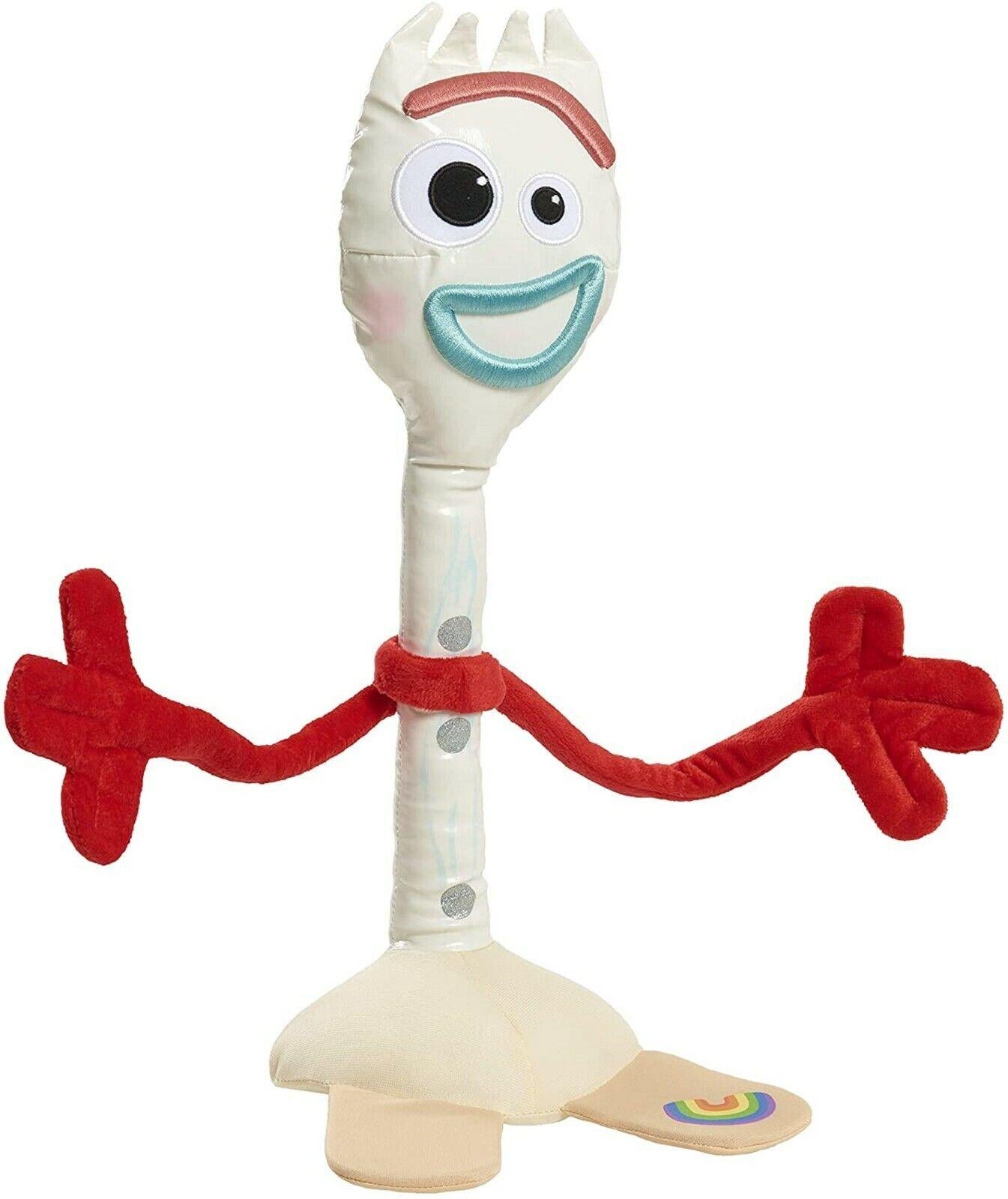 Disney Pixar Toy Story Forky 18 Inch Soft Plush Rainbow Woody Buzz Lightyear