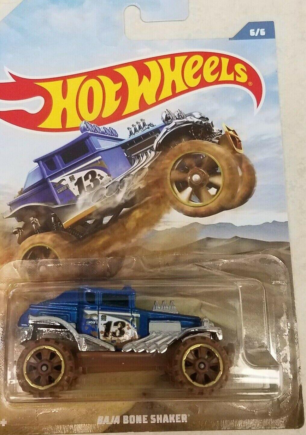 Hot Wheels 1:64 - Baja Bone Shaker- Off Road Truck 3+ Toy Car Subaru Jeep