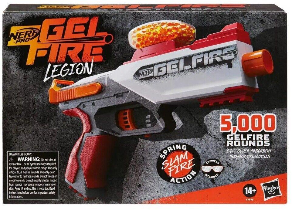 NERF Pro Gelfire Legion Blaster Ages 14+ New Toy Gun 5000 Rounds Play Water Gift