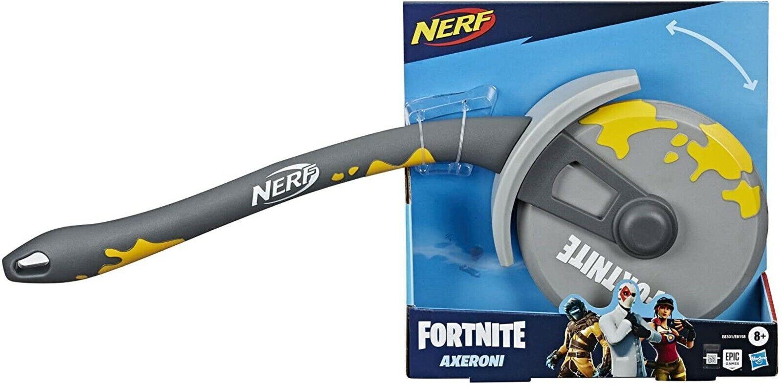 NERF Fortnite Axeroni Harvesting Tool Foam Covered Blade Ages 8+ Toy Play Fight