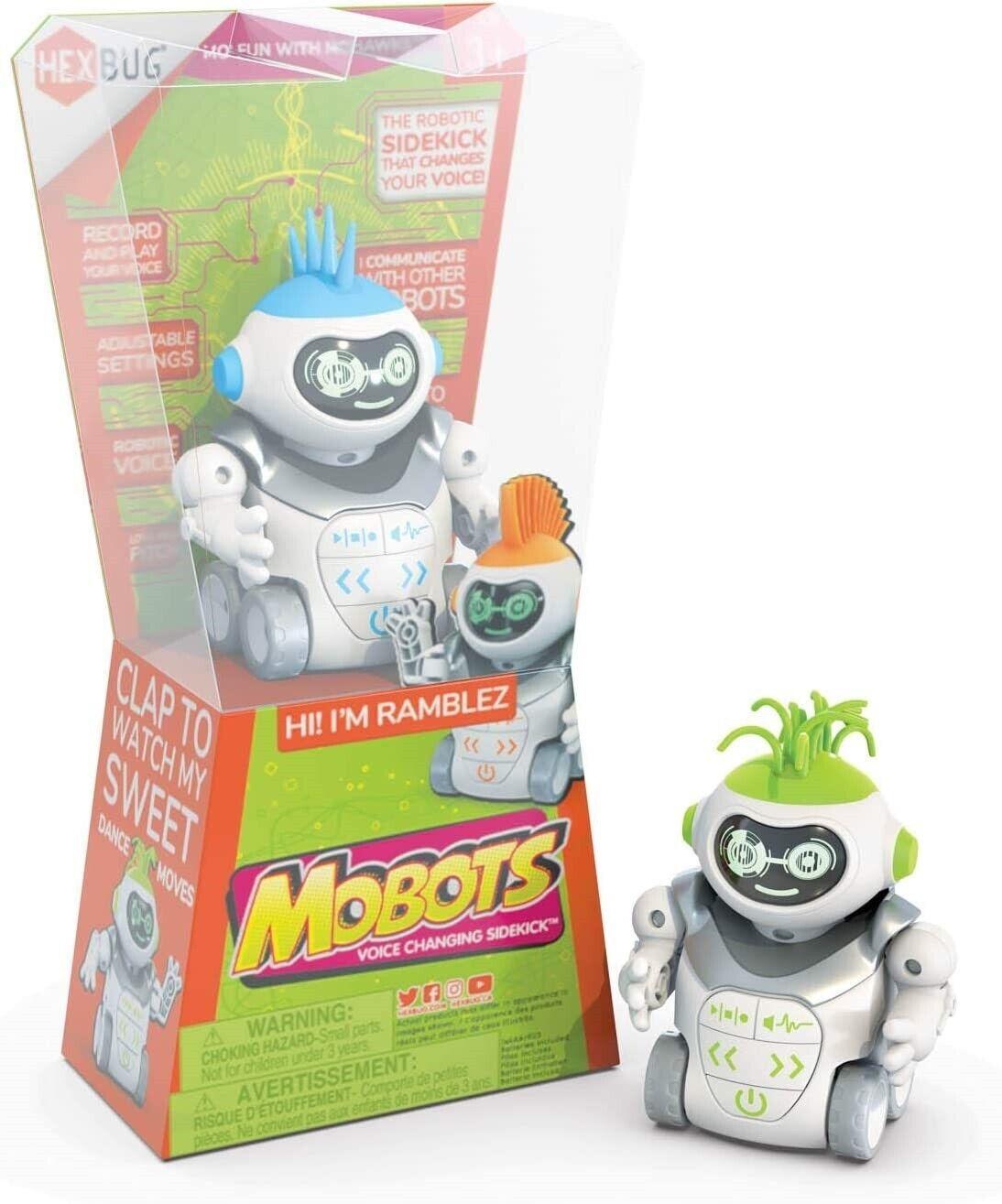 HEXBUG MoBots Ramblez Recording and Talking Robot Kit with Lights and Sound Toy