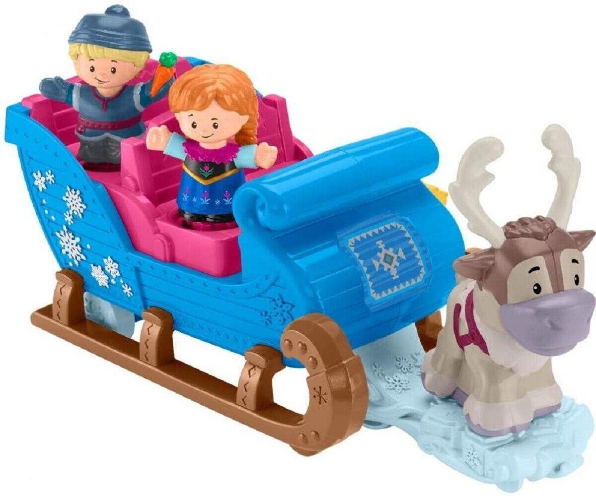 Disney Frozen Kristoff Sleigh Little People Figure and Vehicle Set Ages 2+ Toy