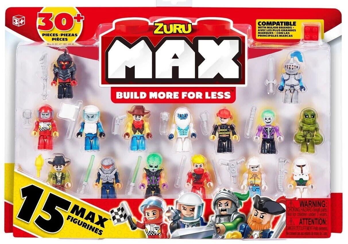 Zuru MAX Build Construction 15 Figurine Pack Assorted Ages 12+ New Toy Action